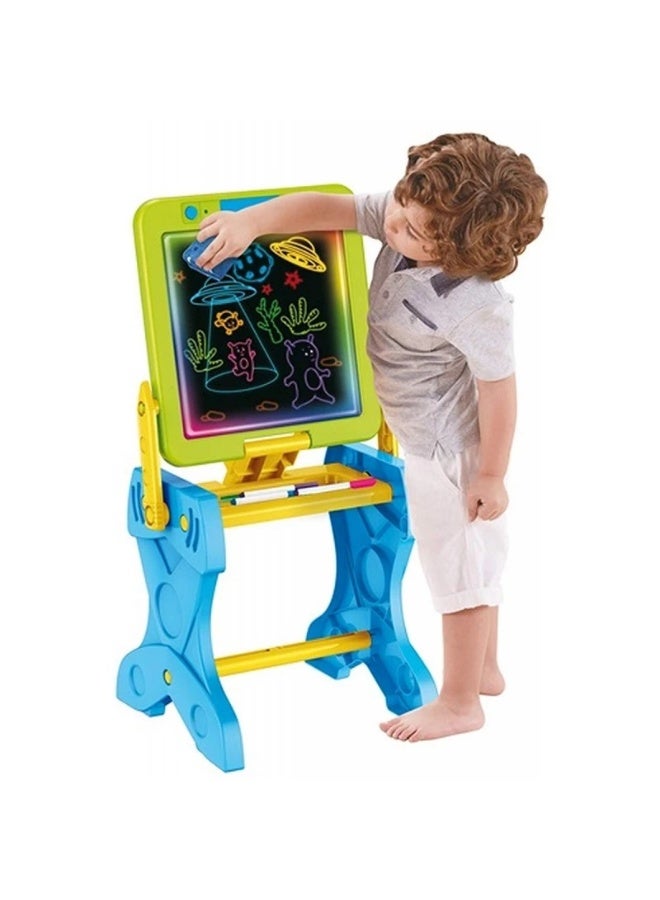 Children's educational table and 2-in-1 drawing easel with chair - Image 3